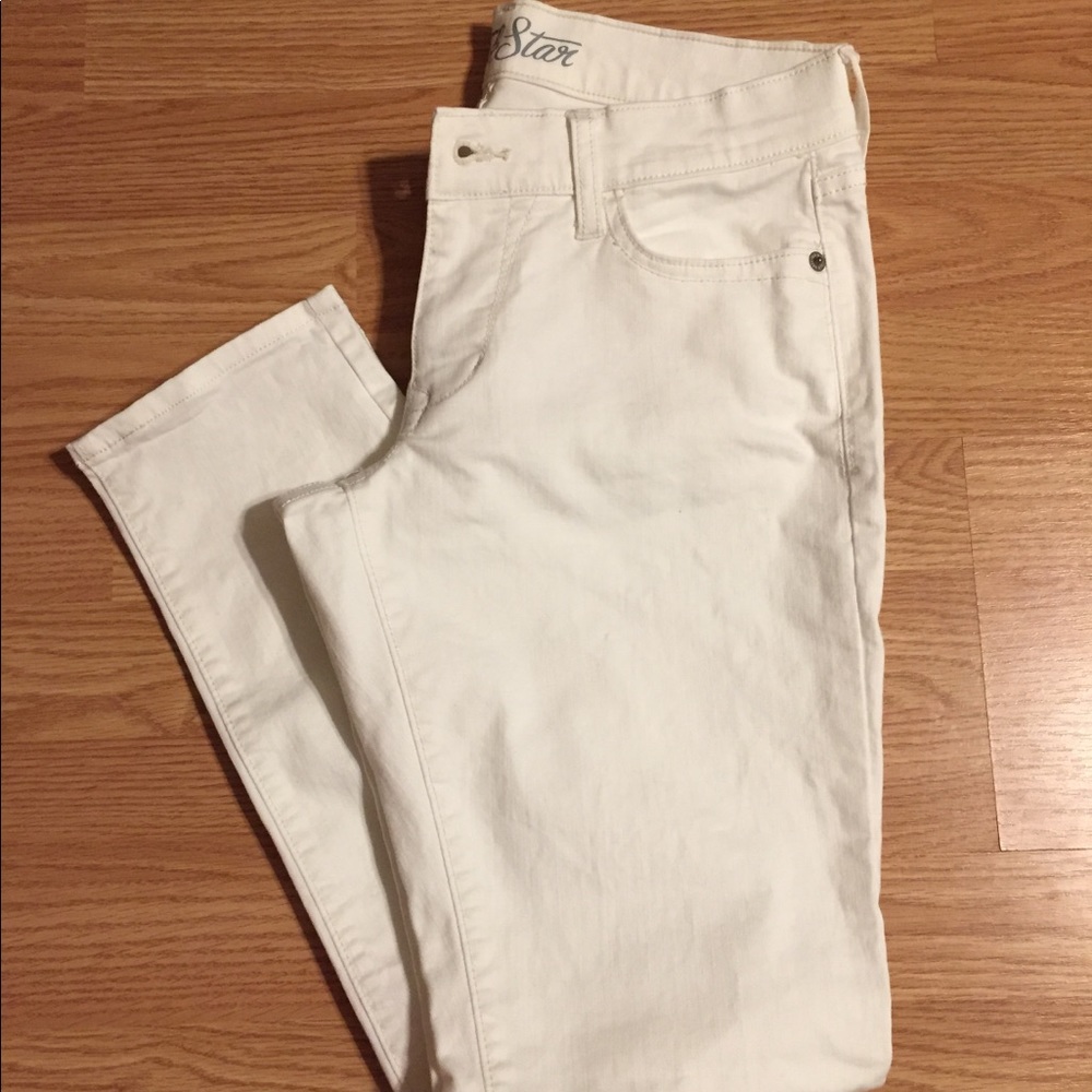 White rock star jeans